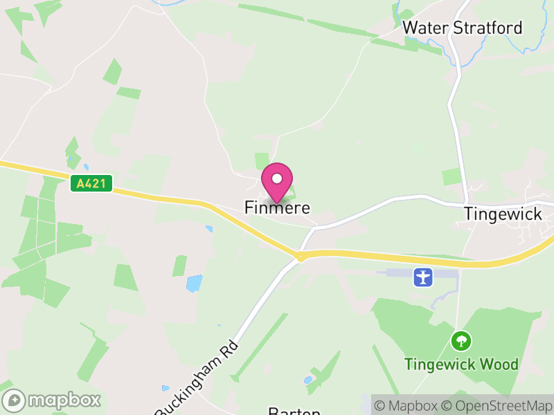 Map of Finmere, Cherwell