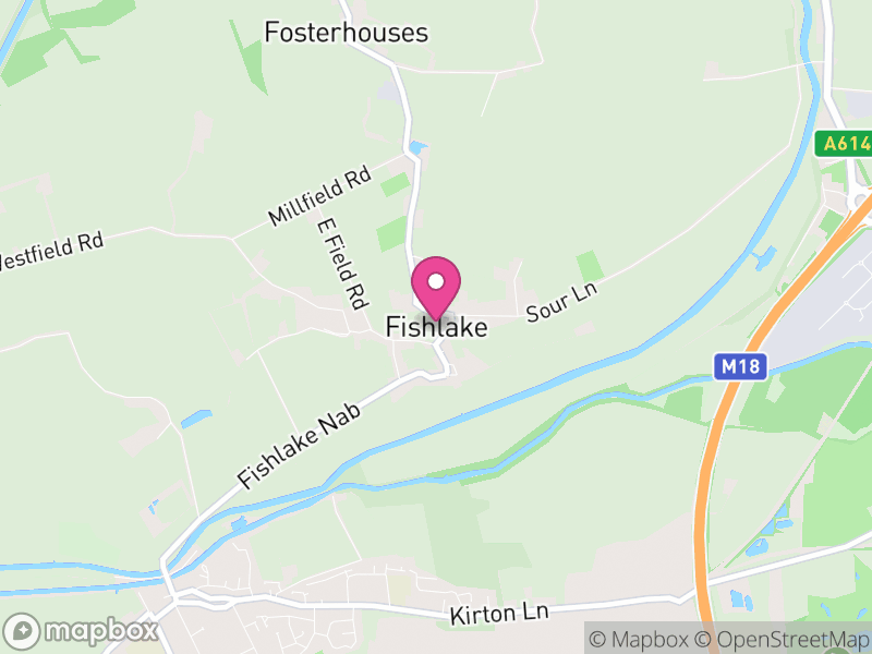 Map of Fishlake, Doncaster