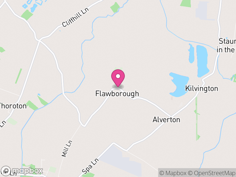 Map of Flawborough, Rushcliffe