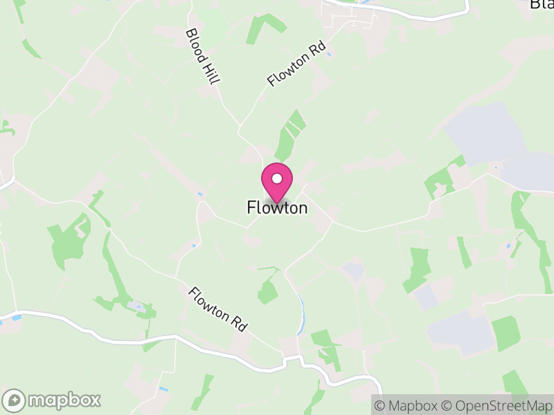 Map of Flowton, Mid Suffolk