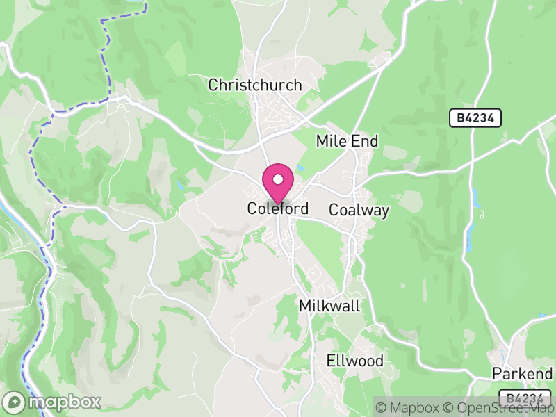 Map of Forest of Dean, Gloucestershire