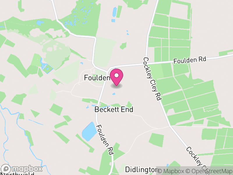 Map of Foulden, Breckland