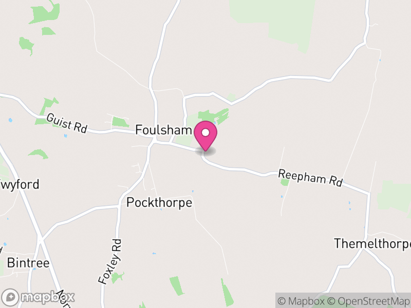 Map of Foulsham, Broadland