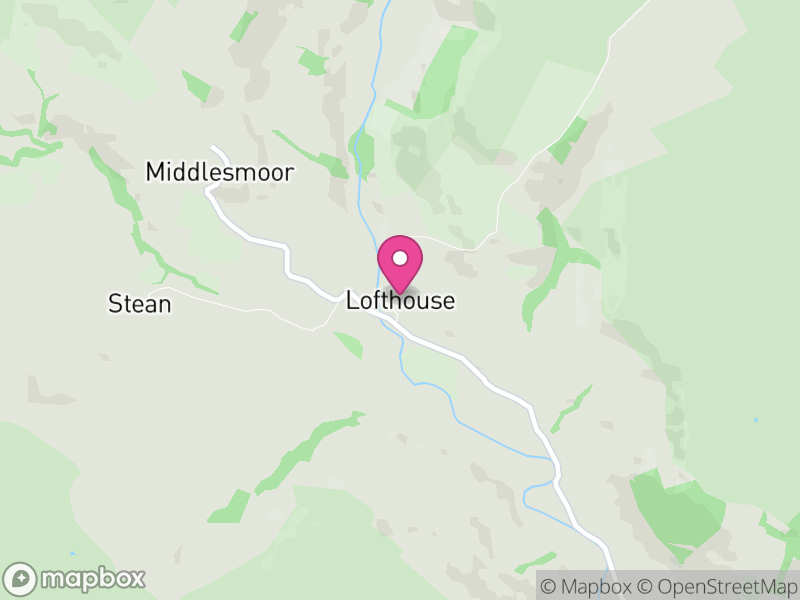 Map of Fountains Earth, North Yorkshire