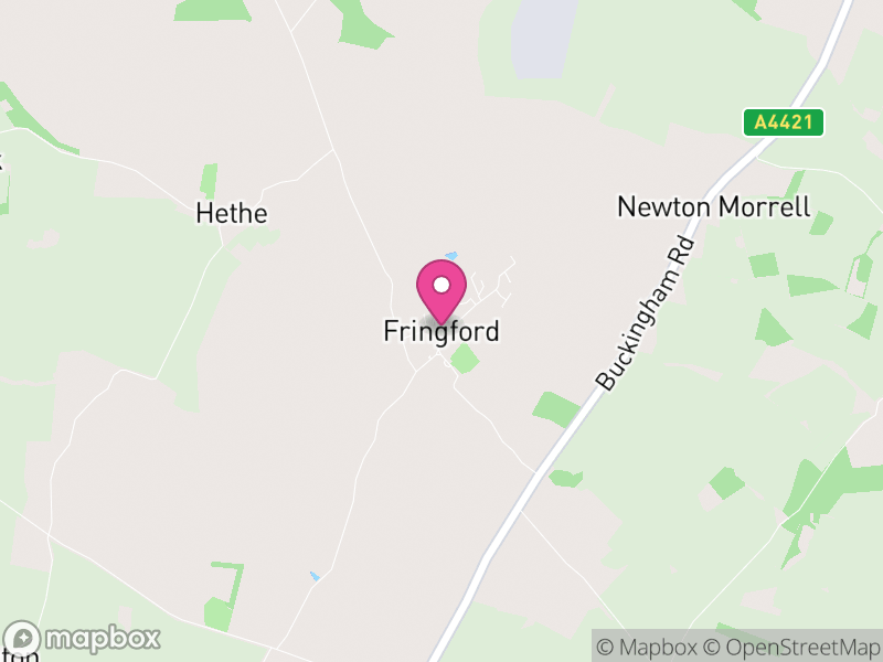 Map of Fringford, Cherwell