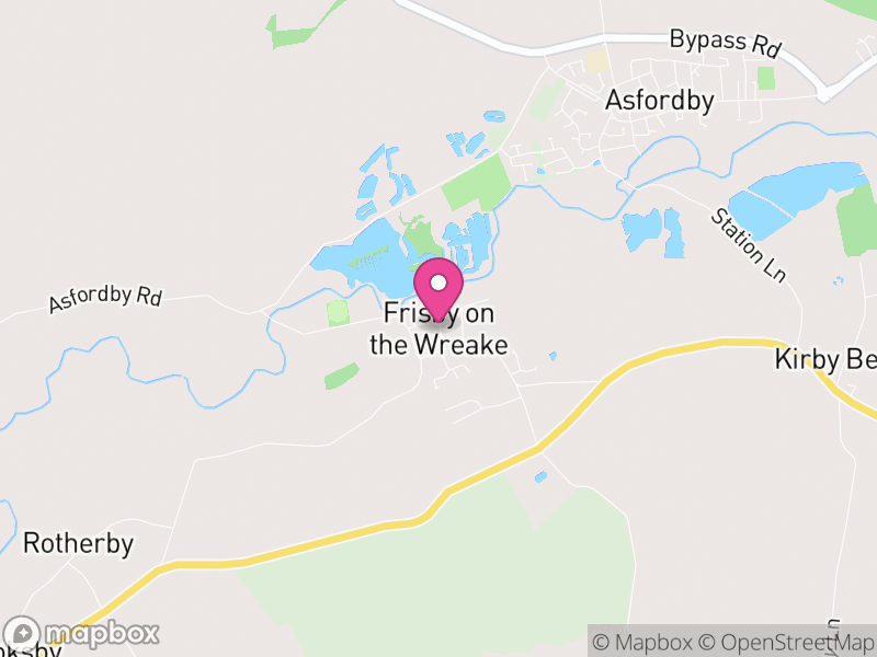 Map of Frisby on the Wreake, Melton