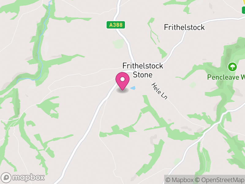 Map of Frithelstock, Torridge