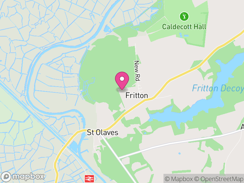 Map of Fritton and St. Olaves, Great Yarmouth