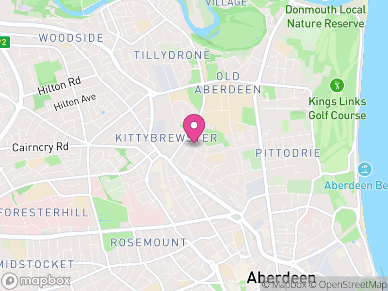 Map of Froghall, Powis and Sunnybank