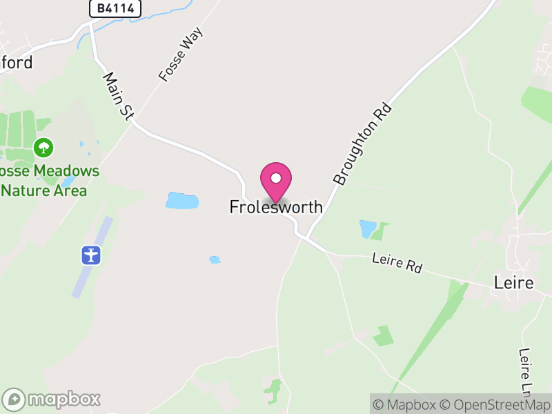 Map of Frolesworth, Harborough