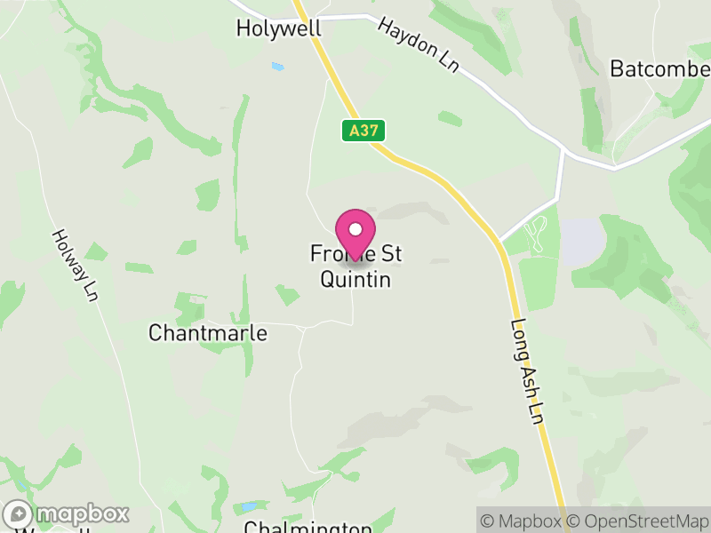Map of Frome St. Quintin, Dorset