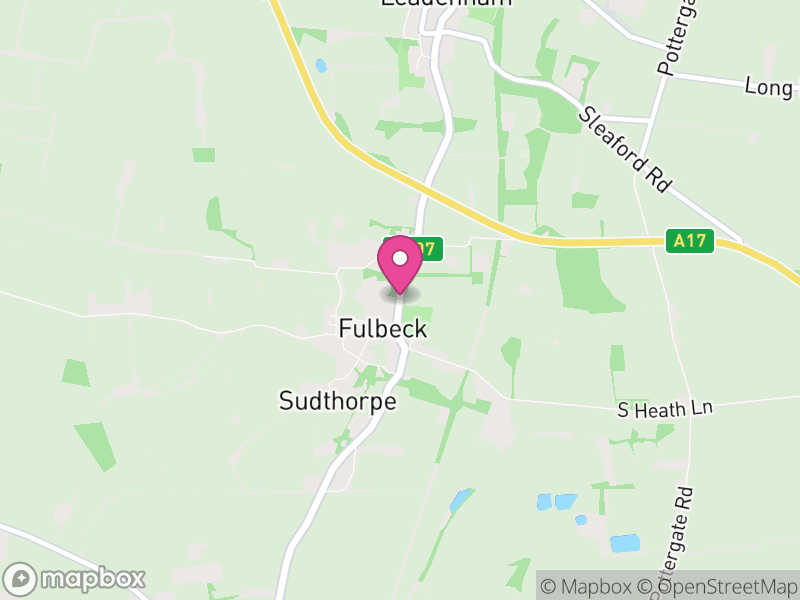 Map of Fulbeck, South Kesteven