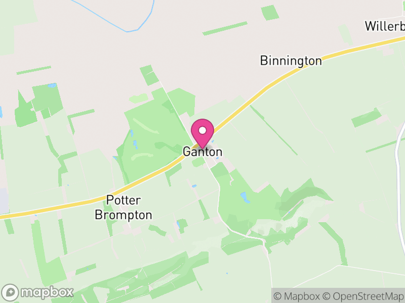 Map of Ganton, North Yorkshire