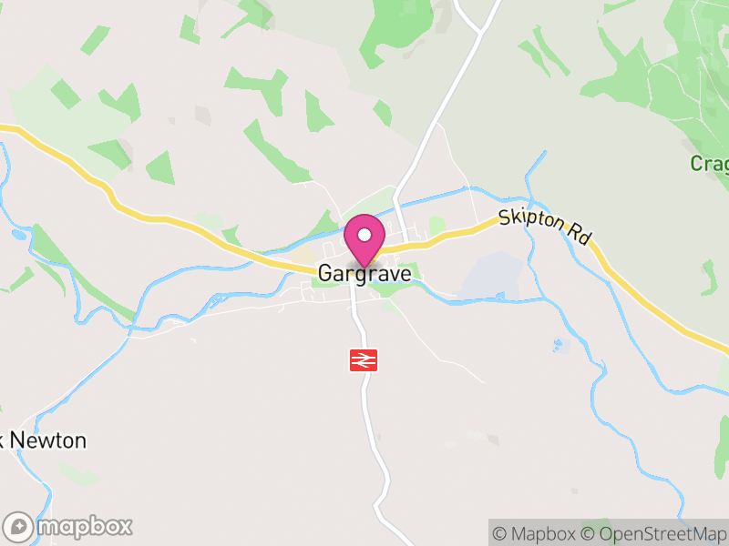 Map of Gargrave, North Yorkshire