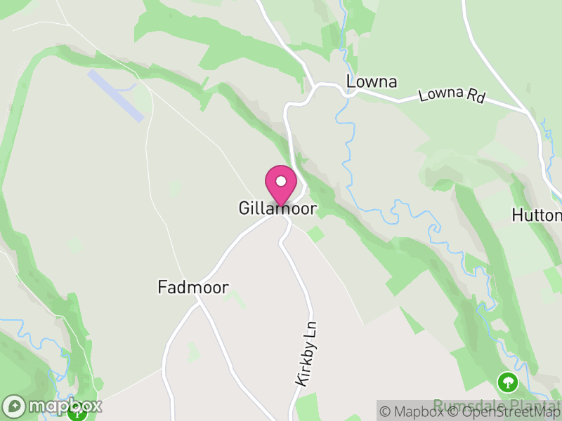 Map of Gillamoor, North Yorkshire