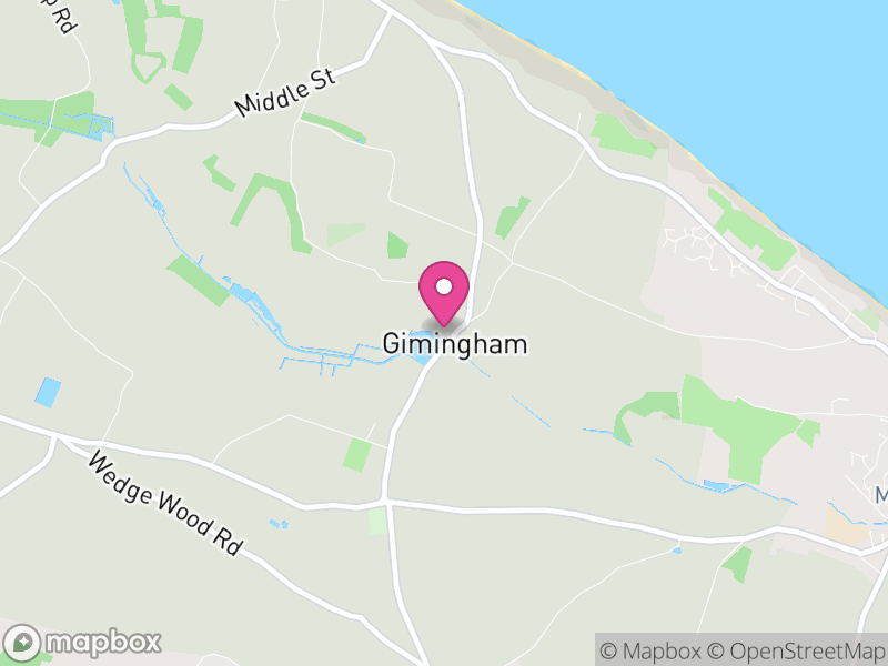 Map of Gimingham, North Norfolk