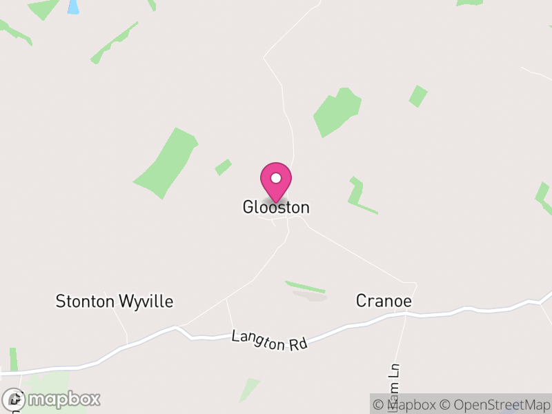 Map of Glooston, Harborough