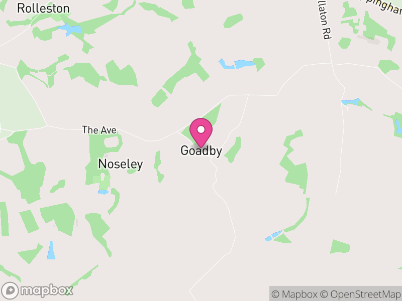 Map of Goadby, Harborough