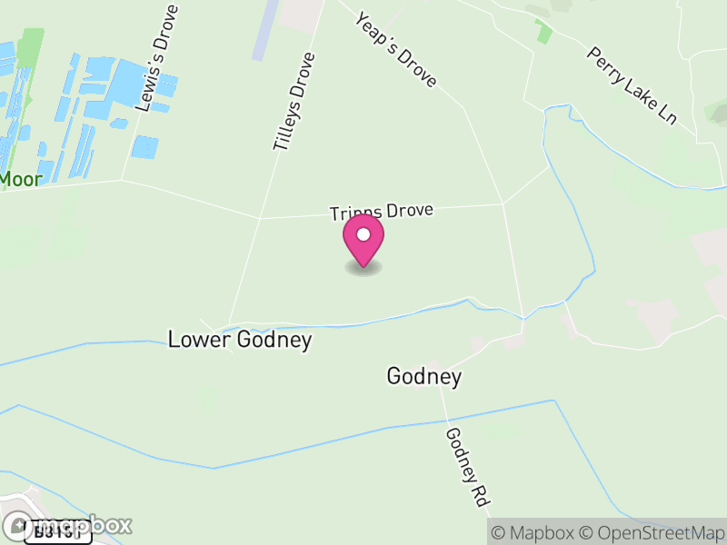 Map of Godney, Somerset