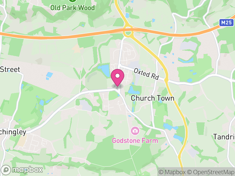 Map of Godstone, Tandridge