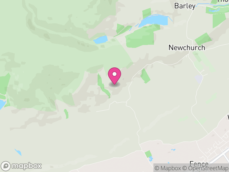 Map of Goldshaw Booth, Pendle