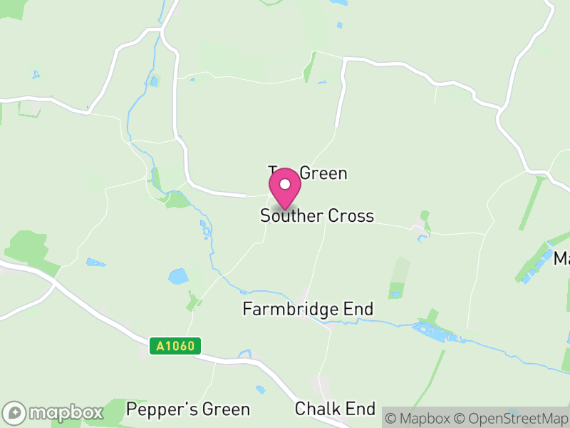 Map of Good Easter, Chelmsford