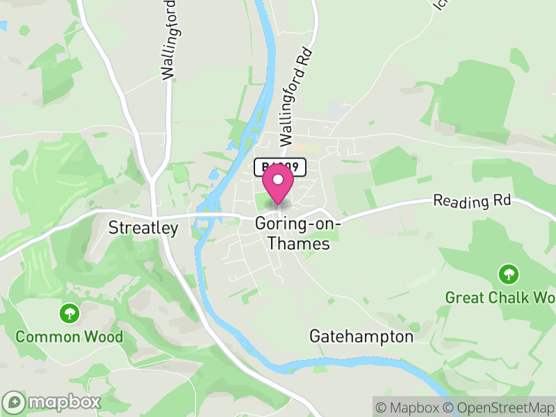 Map of Goring Heath, South Oxfordshire