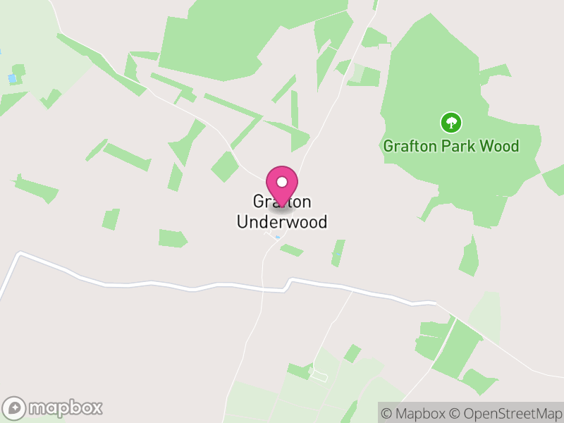 Map of Grafton Underwood, North Northamptonshire