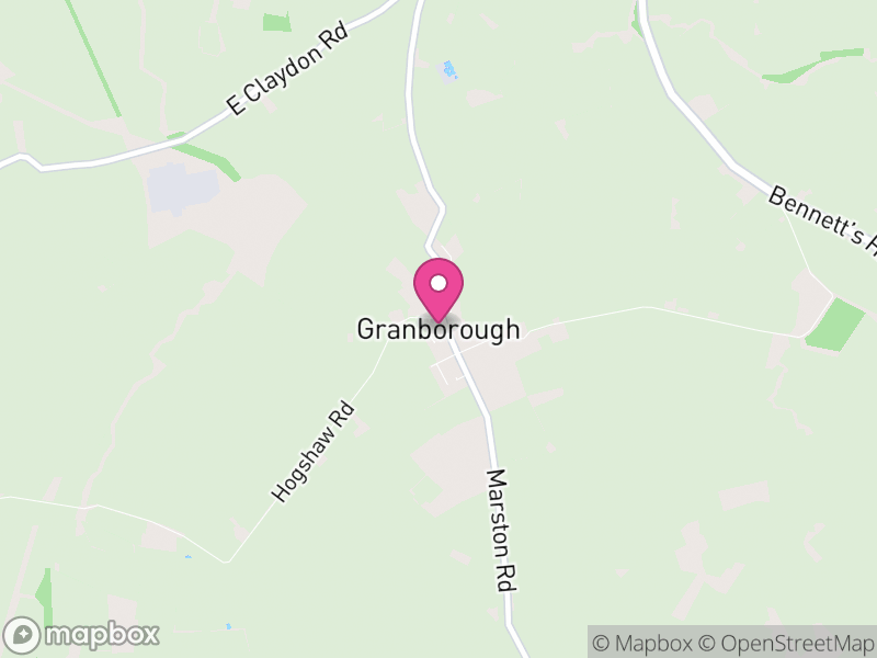 Map of Granborough, Buckinghamshire