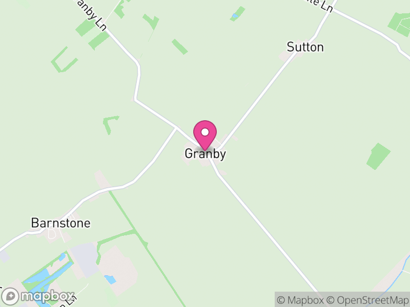Map of Granby, Rushcliffe