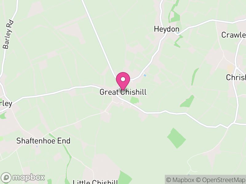 Map of Great and Little Chishill, South Cambridgeshire