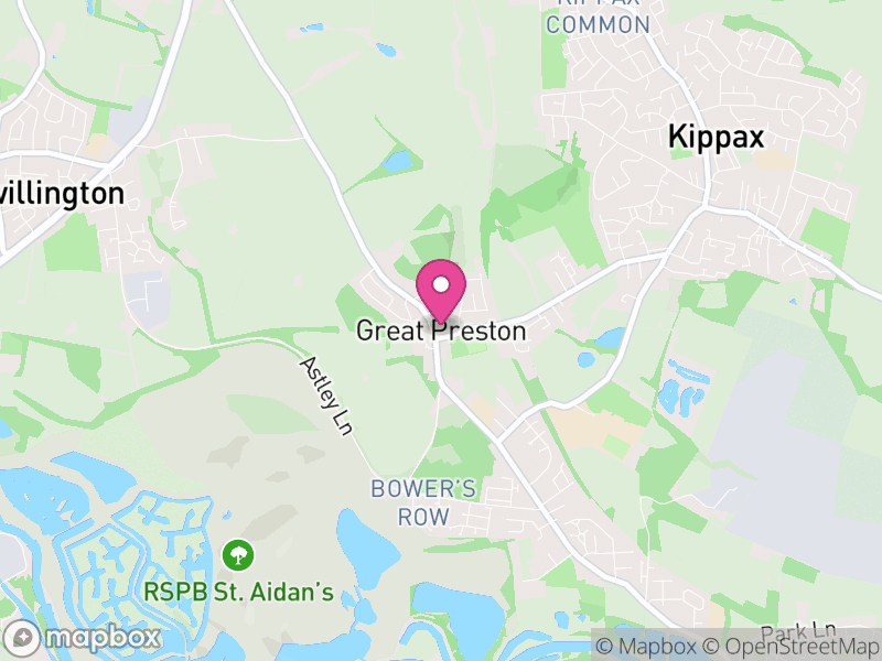 Map of Great and Little Preston, Leeds