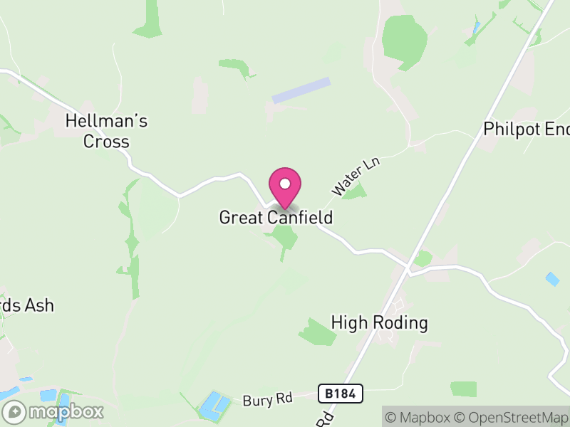 Map of Great Canfield, Uttlesford