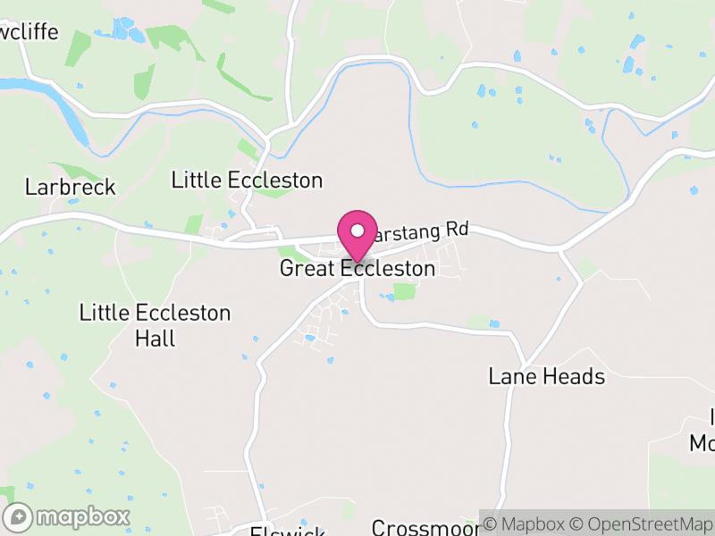 Map of Great Eccleston, Wyre
