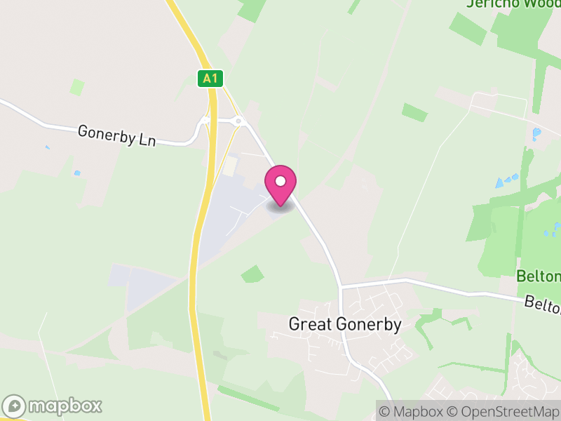 Map of Great Gonerby, South Kesteven