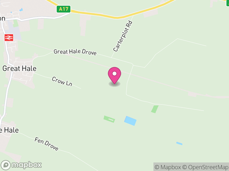 Map of Great Hale, North Kesteven