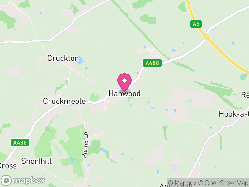 Map of Great Hanwood, England