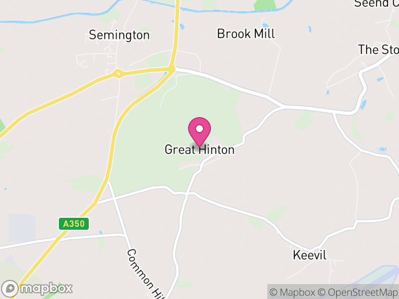 Map of Great Hinton, Wiltshire