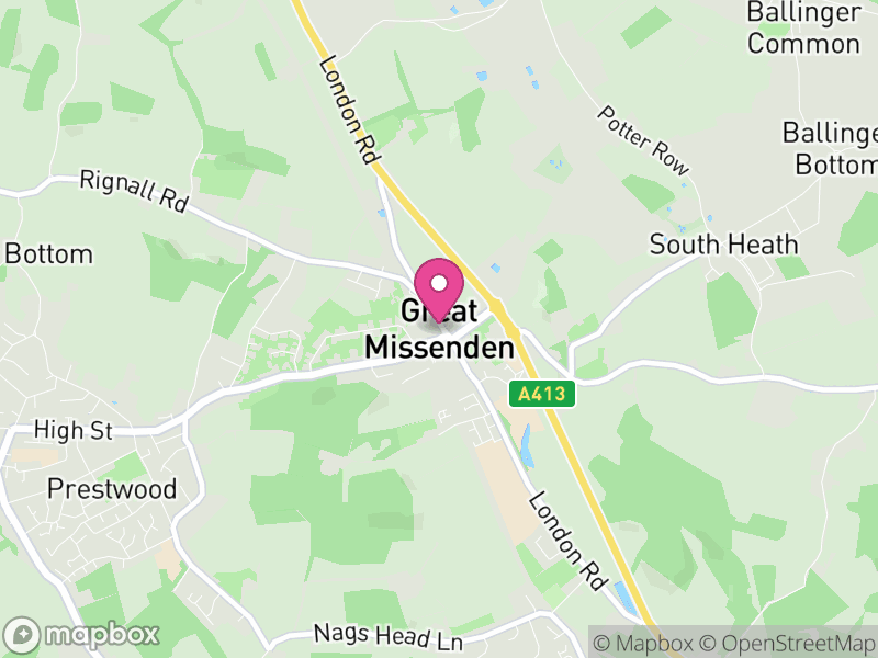 Map of Great Missenden, Missendens Community Board