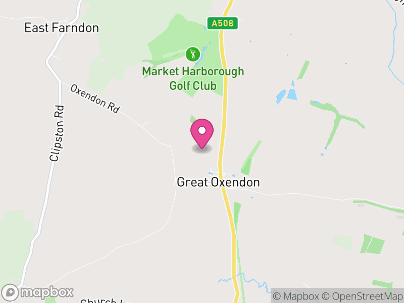 Map of Great Oxendon, West Northamptonshire