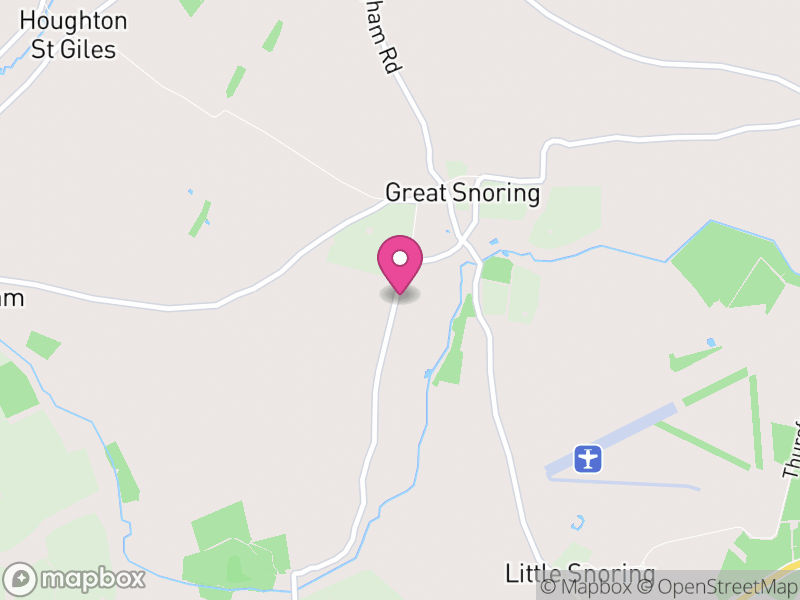 Map of Great Snoring, North Norfolk
