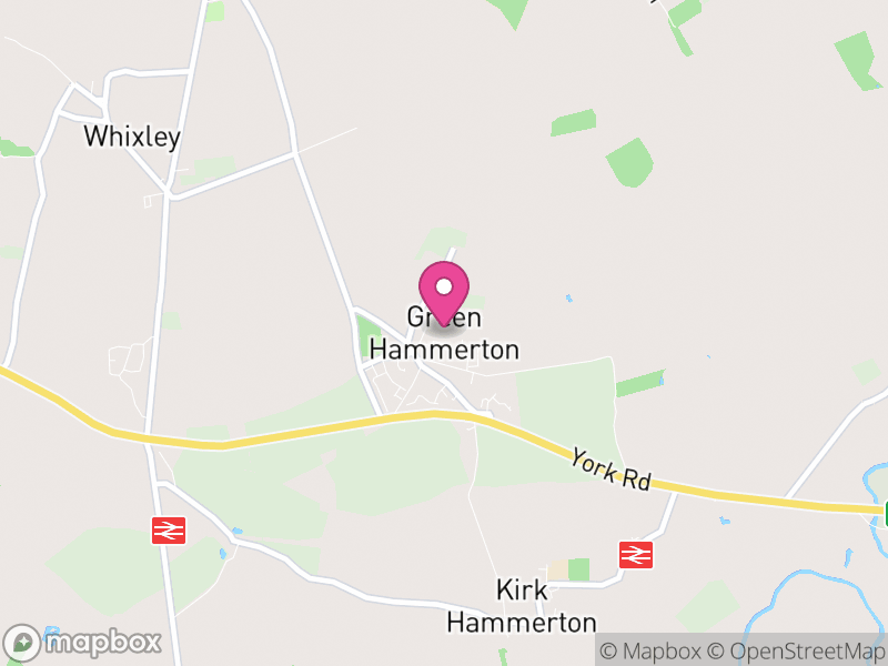 Map of Green Hammerton, North Yorkshire