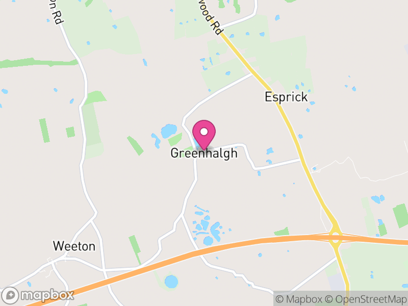 Map of Greenhalgh-with-Thistleton, Fylde