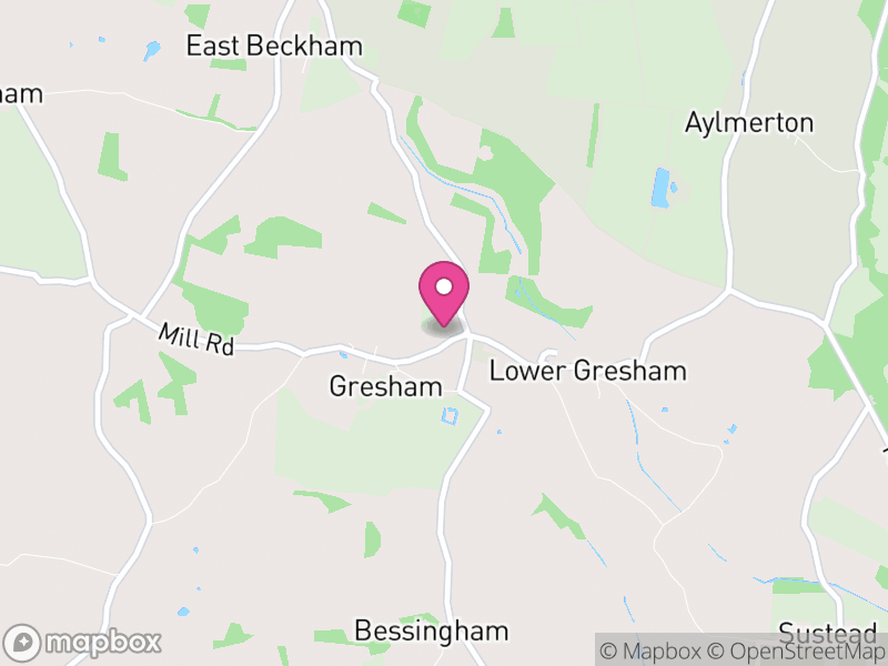Map of Gresham, North Norfolk