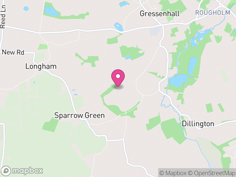 Map of Gressenhall, Breckland