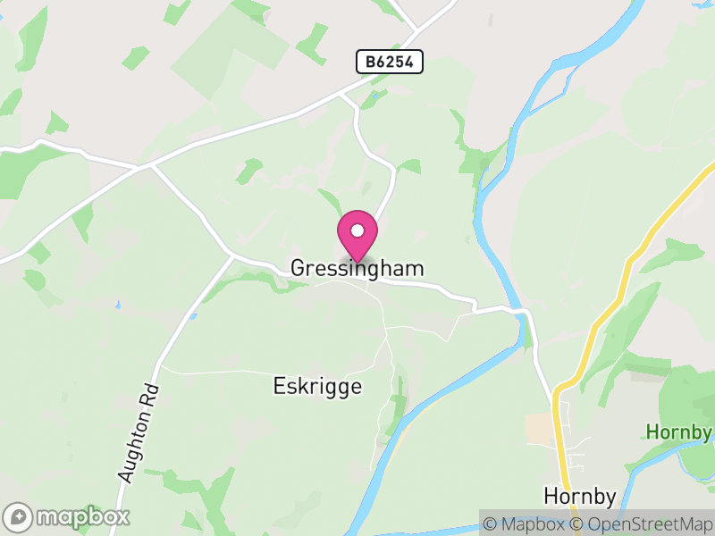 Map of Gressingham, Lancaster