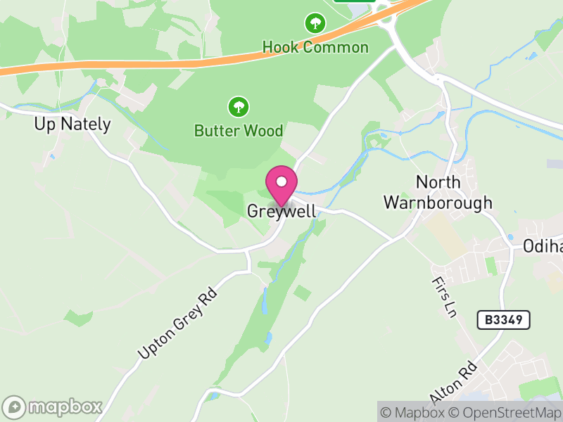 Map of Greywell, Hart