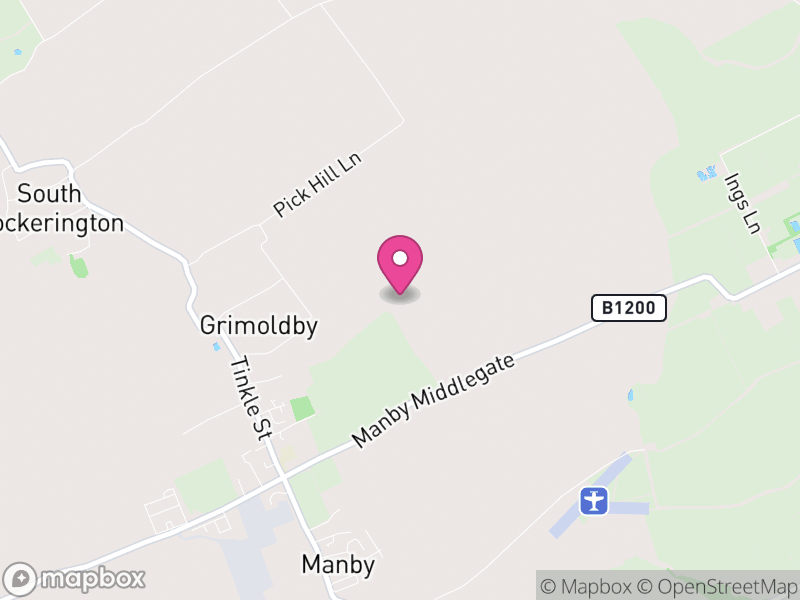 Map of Grimoldby, East Lindsey