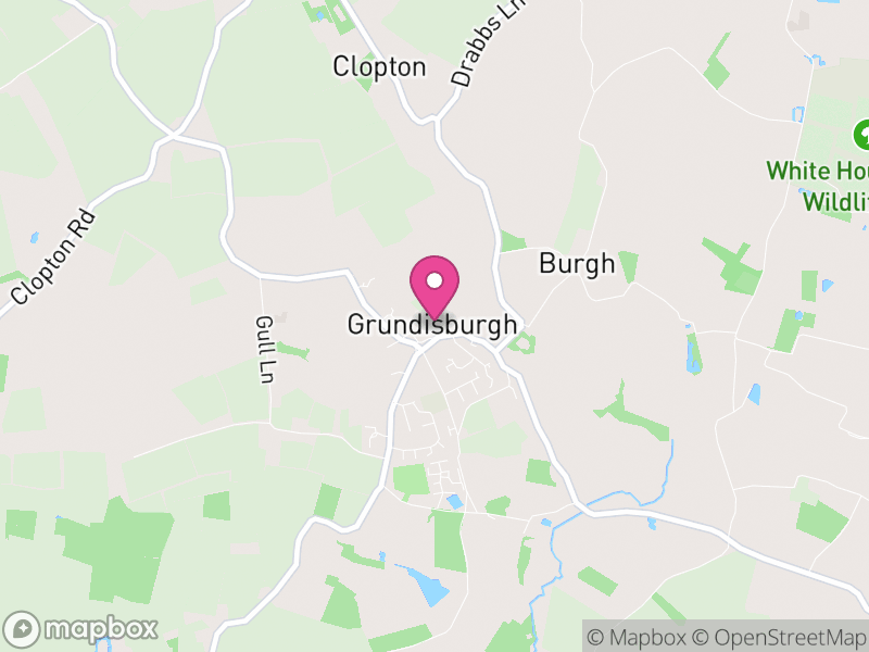 Map of Grundisburgh, East Suffolk
