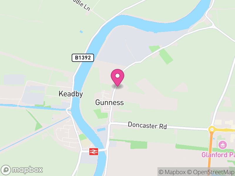 Map of Gunness, North Lincolnshire